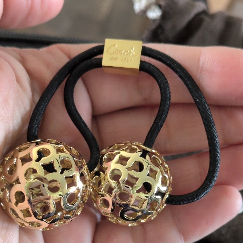 Coach Signature C Ponytail Hair Tie ONLY - Picture 4 of 6